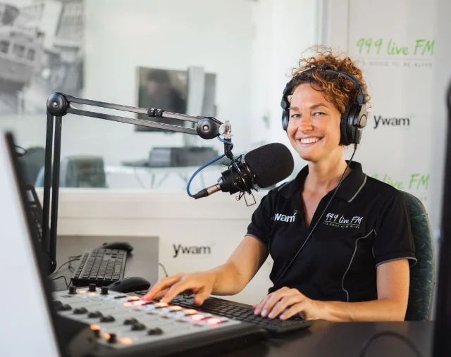 99.9 Live FM studio