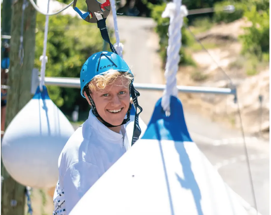 High and low ropes course