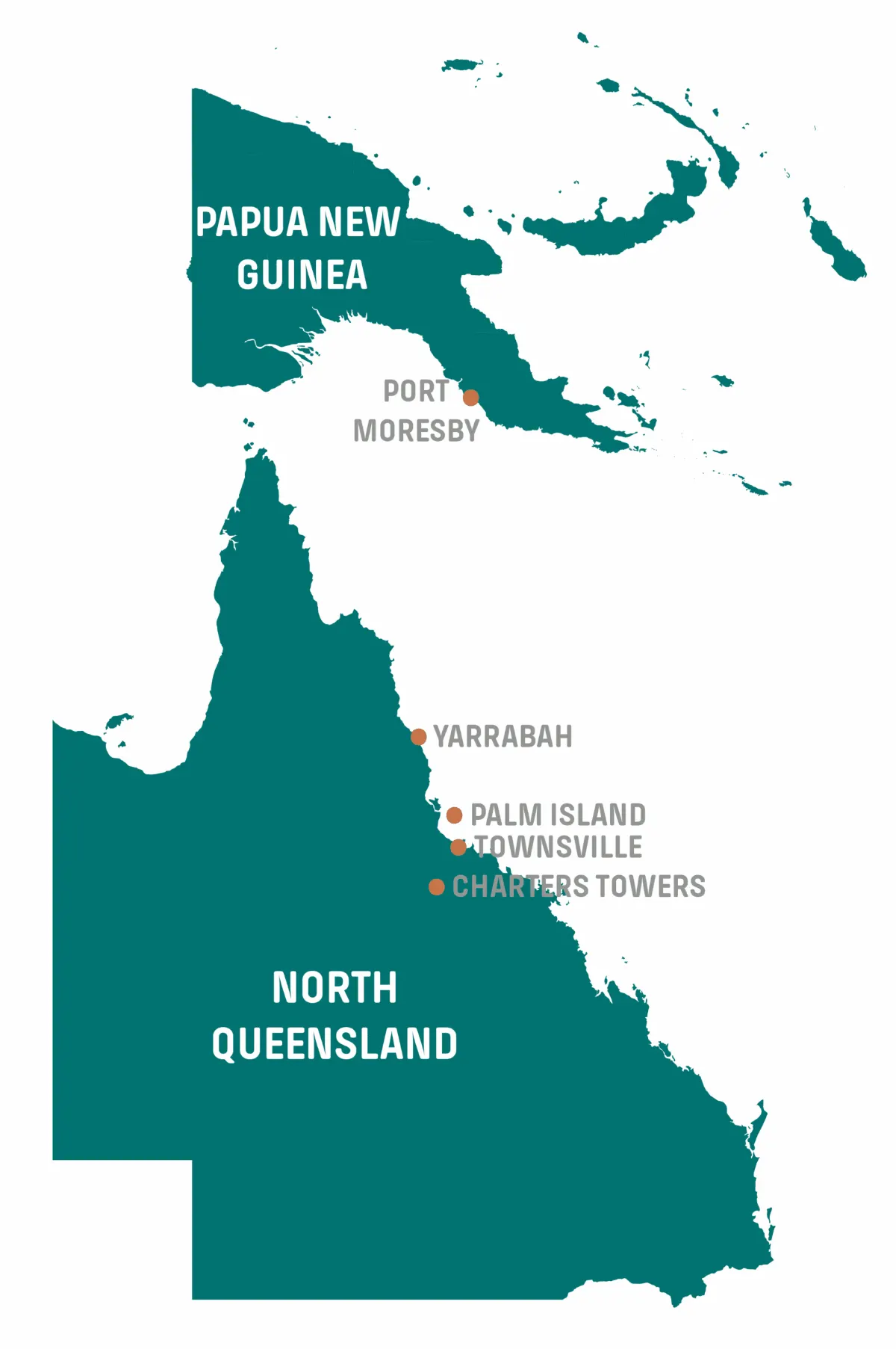 Youth Adventures outreach locations map