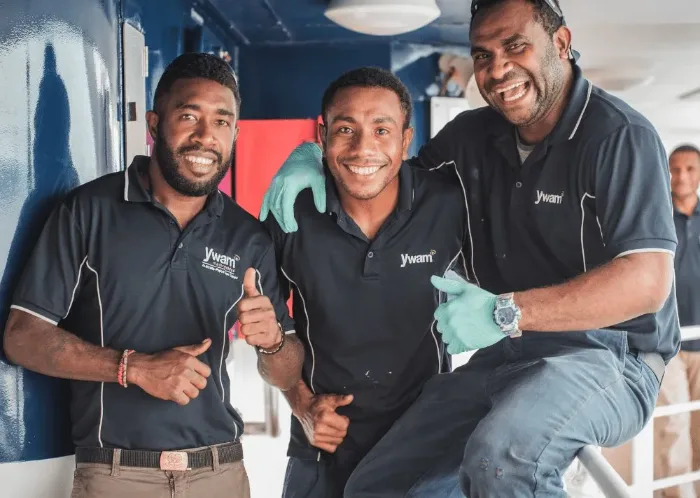 Staff at Port Moresby campus