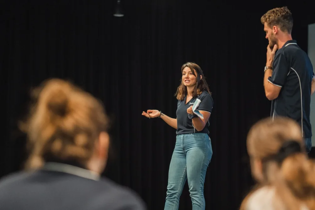 Senior students at a YWAM school seminar