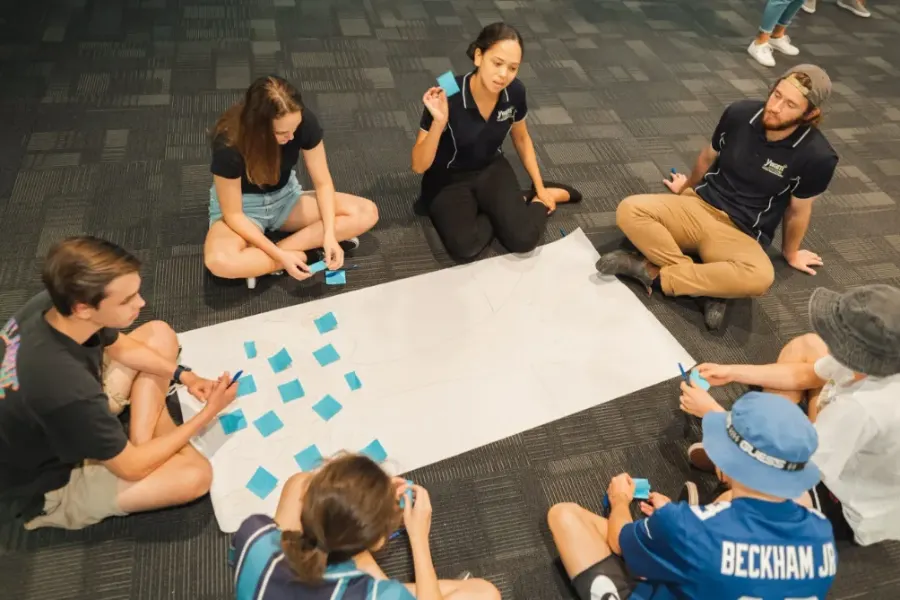 Students at a YWAM school seminar