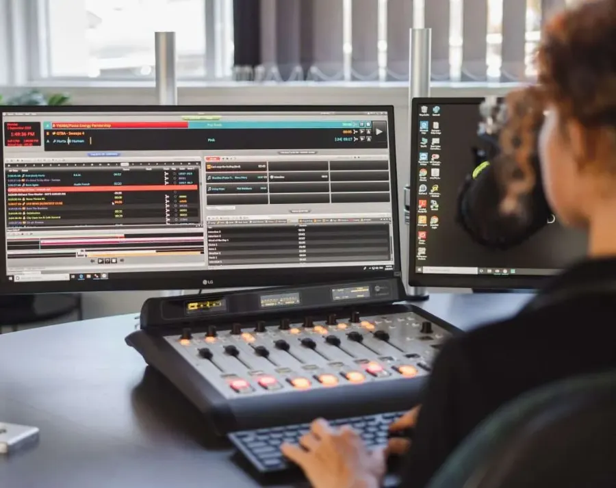 Work experience in radio production