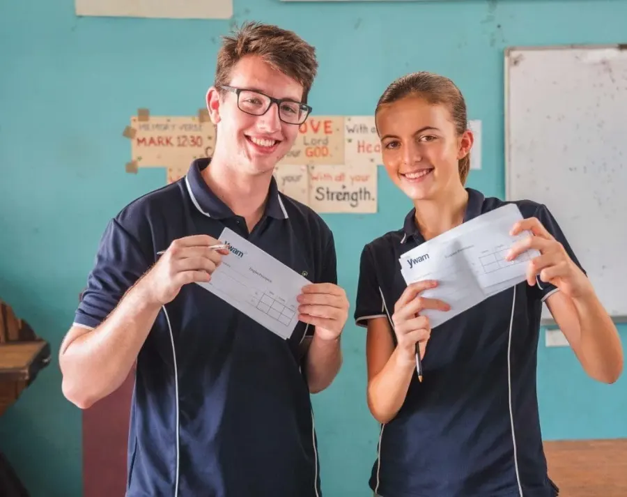 Youth ambassadors at work