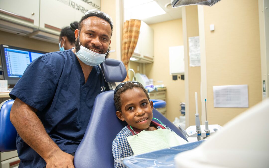 Students Receive Dental Care at Koki Primary